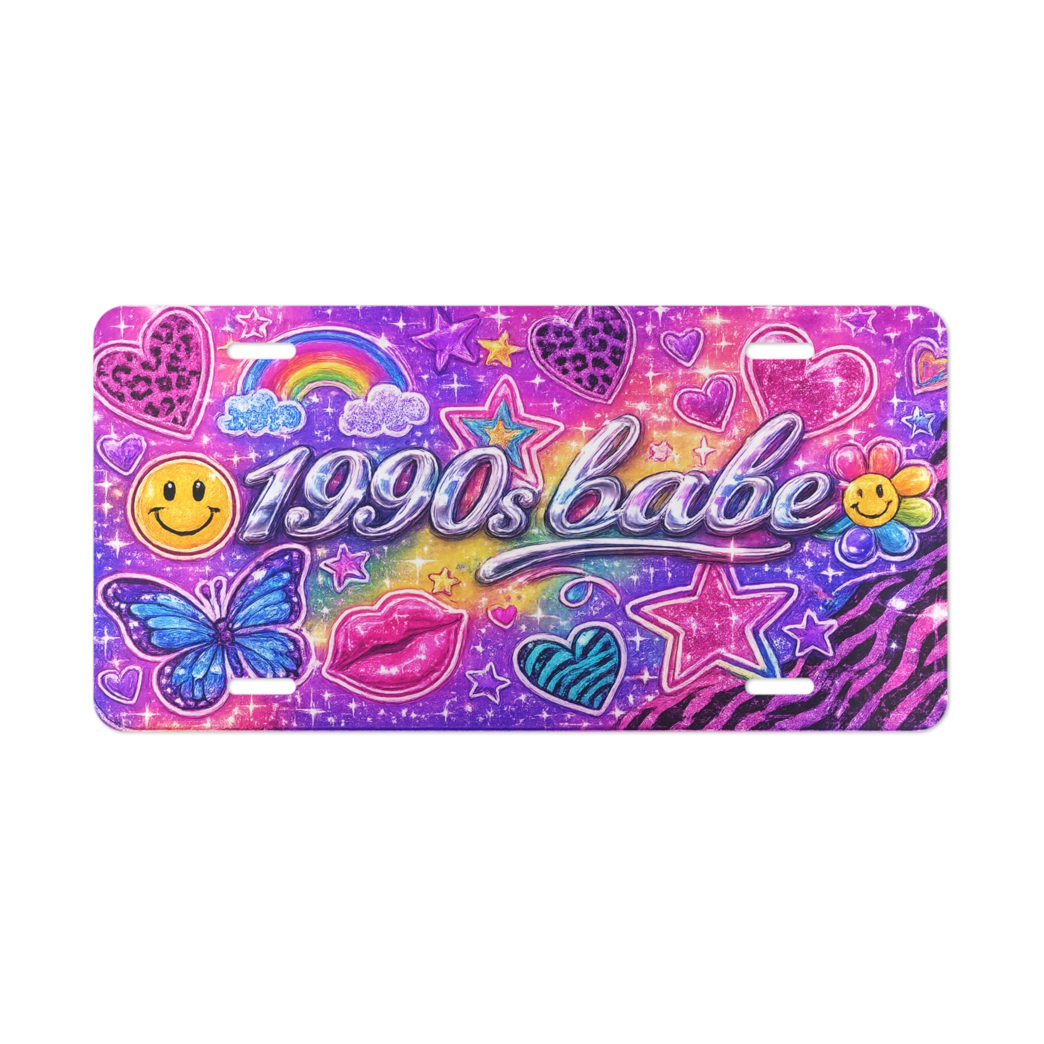 1990s Babe License Plate