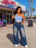 Baby Girl Wide Leg Jeans